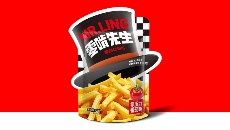 零啃先生薯条包装设计
