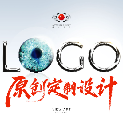 观点LOGO<hl>设计</hl>VI公司品牌标志字体图文商标标识平面卡通