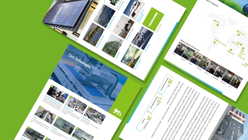 张家港太阳能光伏板产品宣传海报设计