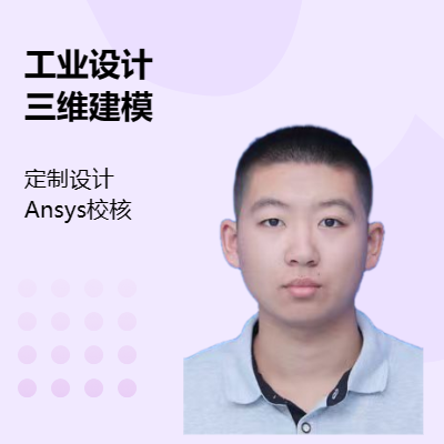 擅长使用UG进行三维设计，使用ansys进行*