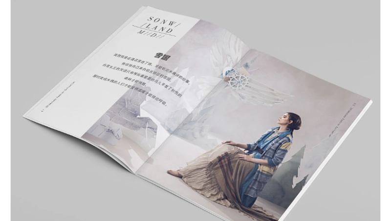 谜底服饰画册设计