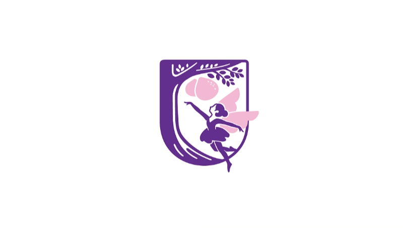 柚子學院舞蹈培訓logo設(shè)計