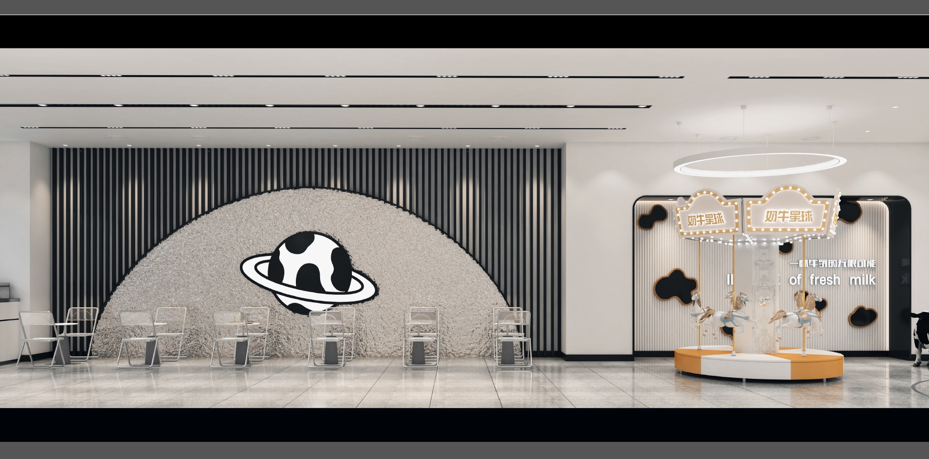 奶茶饮品店烘焙店设计小吃店铺效果图室内设计施工图