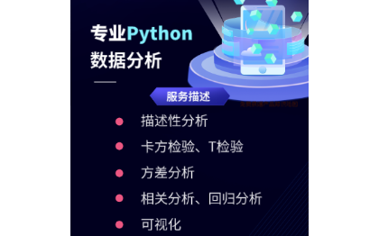 Python数据分析描述性分析假设检验方差分析回归分析