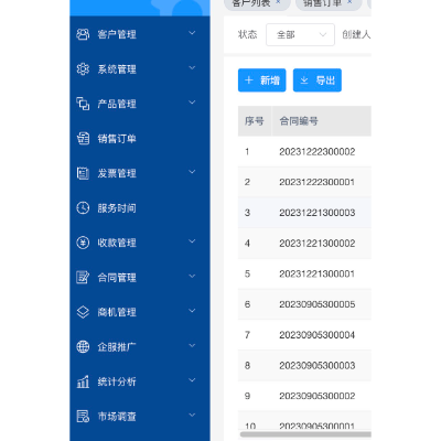 经营管理、营销类系统开发