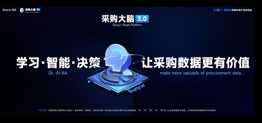 采购大脑3.0发布会ppt设计