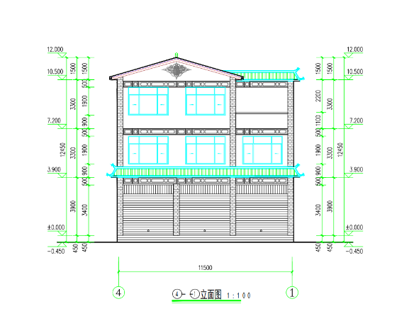 農(nóng)村<hl>自建房</hl>建筑圖