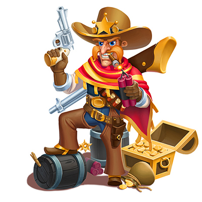 欧美Q版游戏原画设计