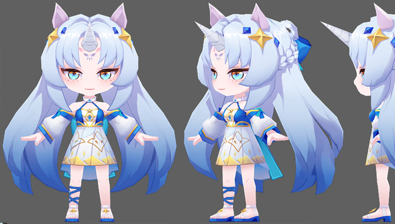 3d手繪二次元角色制作