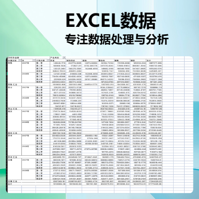 EXCEL数据分析与处理