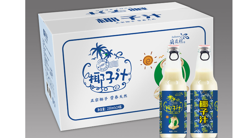 椰子汁标签-东莞市艺匠品牌设计有限公司