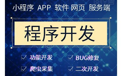 APP，小程序，电脑端，服务器端，软件，网页等开发