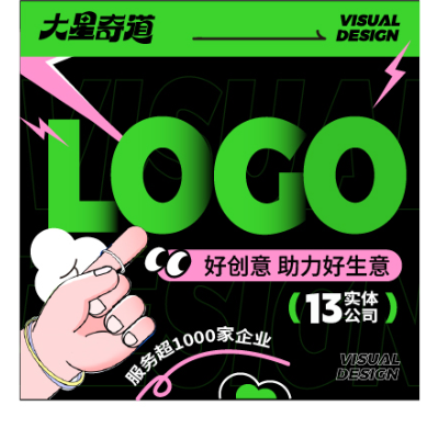 LOGO设计品牌餐饮公司logo字体门头设计