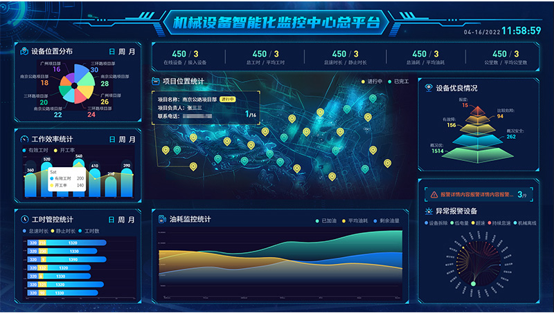 压力式油耗监测设备及其资源管理系统