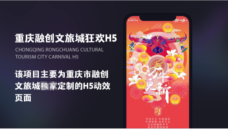 重慶融創(chuàng)文旅城元旦活動(dòng)H5微信公眾號(hào)開發(fā)