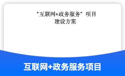 互聯(lián)網(wǎng)+*服務(wù)項(xiàng)目建設(shè)方案