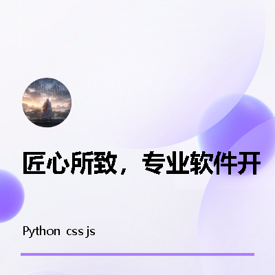 擅长python 程序定制，数据处理，前端开发