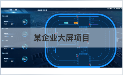 某企业大屏项目