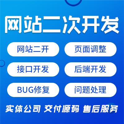 【旗舰服务】网站定制二次开发BUG修复