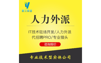 人力外包/IT各类开发、程序员驻场/全国可派