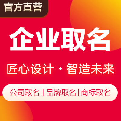 品牌策劃公司取名店鋪取名產(chǎn)品起名企業(yè)商標(biāo)取名