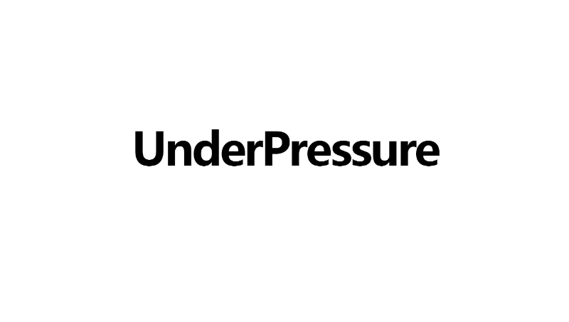 【Under Pressure】网站全栈开发