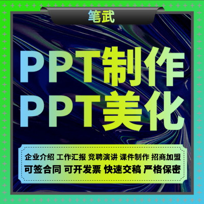 PPT設計定制作演講工作匯報路演招商課件企業(yè)介紹