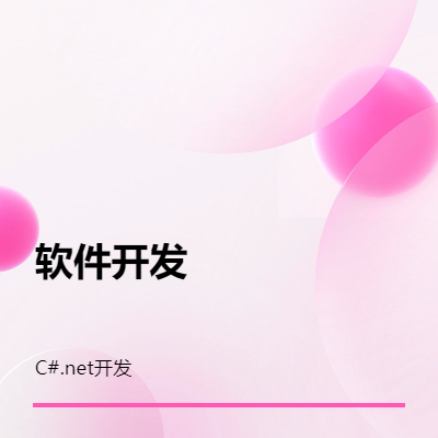 软件开发主要使用C#.net