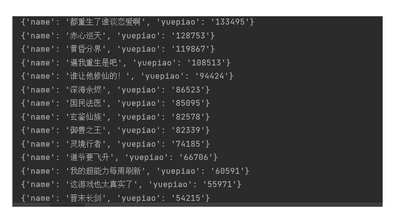 qd中文網(wǎng)數(shù)據(jù)抓取