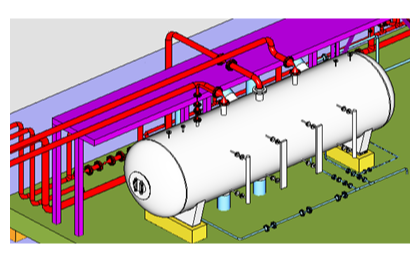 压力管道三维建模及应力分析