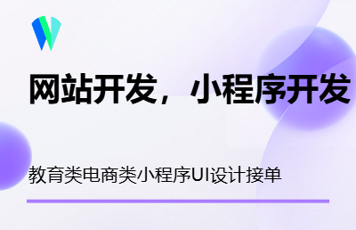 电商网站开发，小程序开发，教育类应用开发，UI设