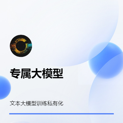 專屬大模型 文本大模型 機(jī)器人聊天交流