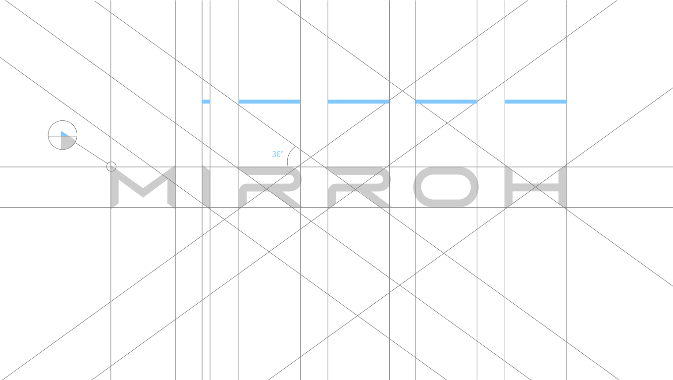 Mirroh智能魔镜—智能家具logo设计