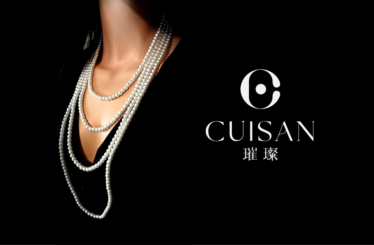 璀璨珠宝—珠宝logo珍珠饰品logo设计