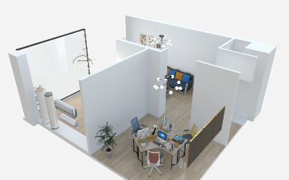 办公室/居家小户型室内<hl>装修</hl>设计