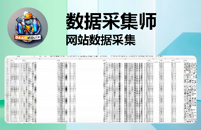 负责采集各种网站数据