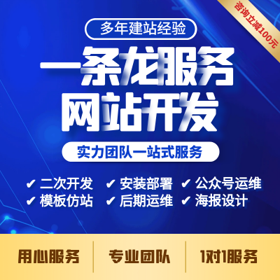 网站建设及后期运维推广服务/接网站代运营