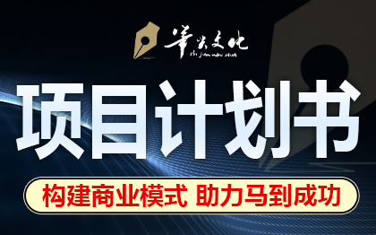 项目计划书撰写商业计划书*方案BP汇报路演PP