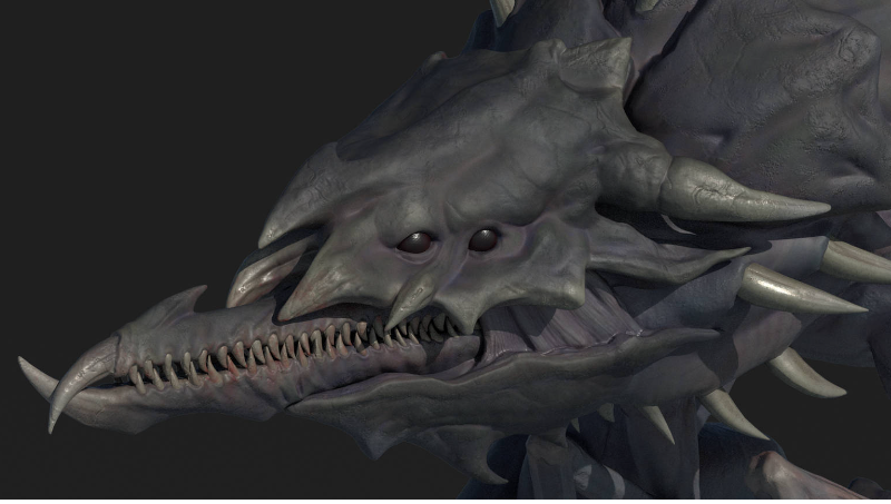 zbrush寫實(shí)怪物模型雕刻