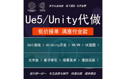 虛擬場景制作U3D游戲UE4游戲特效
