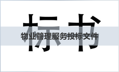 標(biāo)書制作（服務(wù)類投標(biāo)文件）