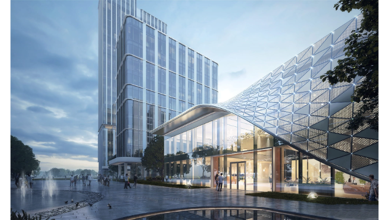 建筑外觀效果圖設計<hl>自建房</hl>別墅廠房度假村商業(yè)建筑