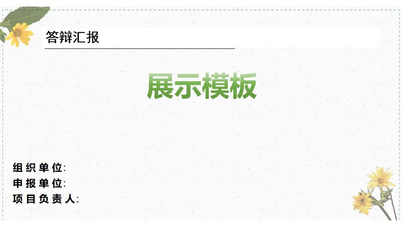 科研型PPT、匯報型PPT