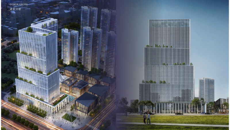 辦公樓寫字樓公裝服務(wù)景觀工程建筑施工圖方案定制