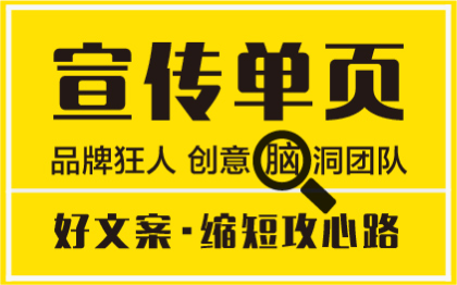 企业公司产品牌使用说明设计地推宣传单页三折页设计