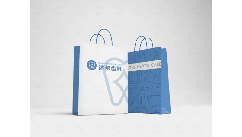 私人齒科高端輕奢簡(jiǎn)約直觀手提袋設(shè)計(jì)案例分享