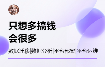數(shù)據(jù)遷移、數(shù)據(jù)分析、平臺(tái)部署、平臺(tái)運(yùn)維
