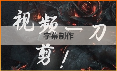 視頻字幕嵌入|單獨字幕文件制作