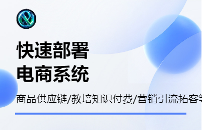 快速部署-社交电商系统，saas交付/源码交付