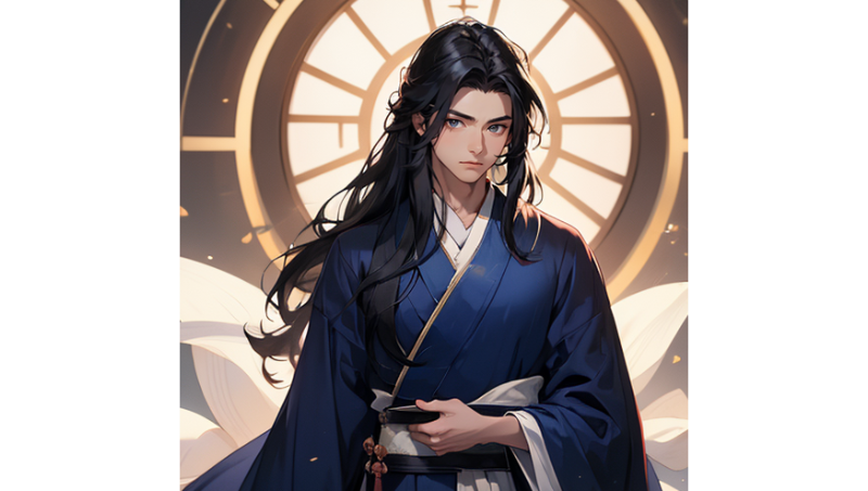 角色人物設(shè)計(jì)，男性，古裝仙俠風(fēng)